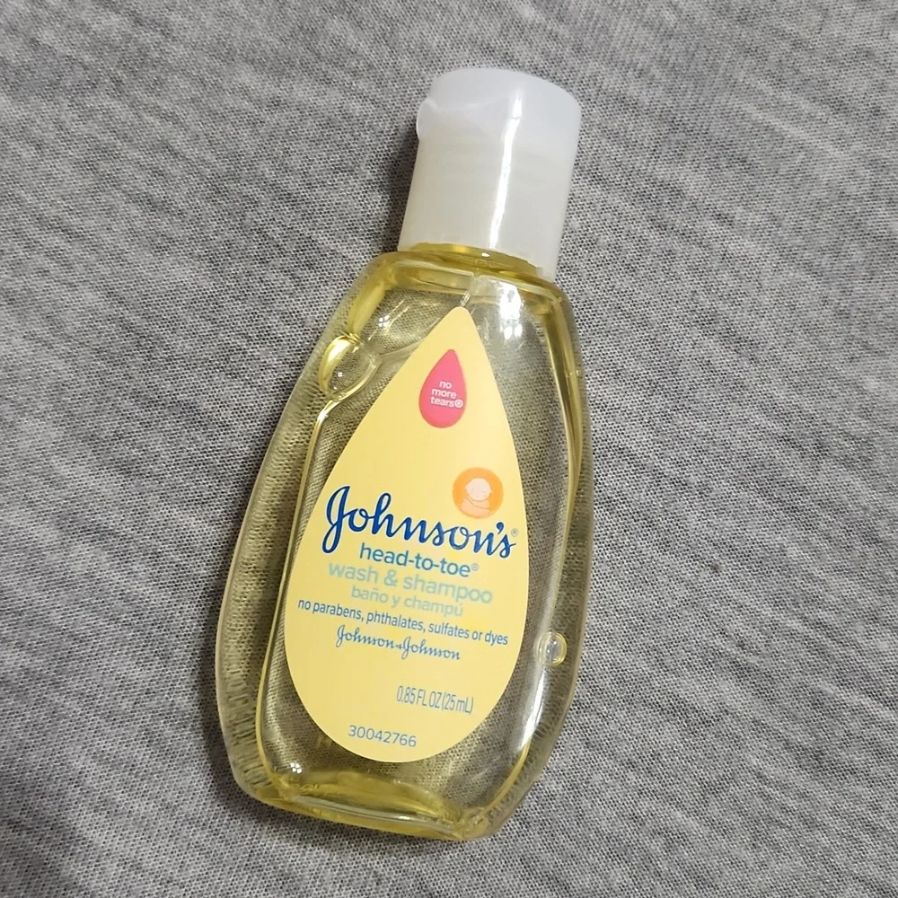 🔴 🆓️ FREE* Johnson's Head-To-Toe Travel Baby Body Wash Gel Soap Hair Shampoo